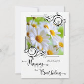 Happy Birthday Foto Kaart (Voorkant)