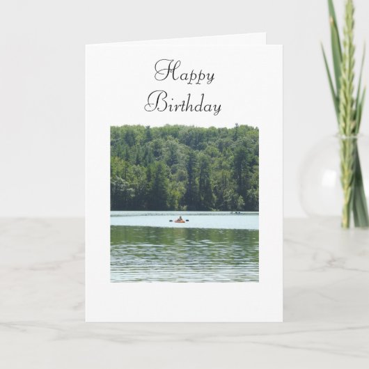 Happy Birthday | Foto van Kayaking Kaart (Voorkant)