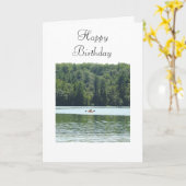 Happy Birthday | Foto van Kayaking Kaart (Gele Bloem)
