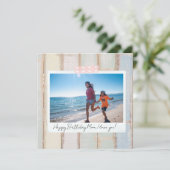 Happy Birthday-fotokaart en direct downloaden Feestdagenkaart (Staand voorkant)