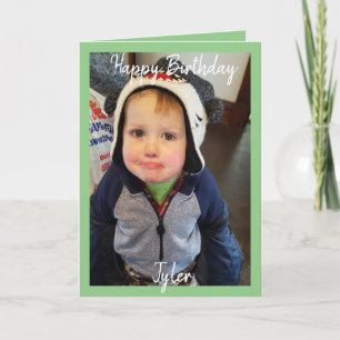 Happy Birthday-fotokaart Kaart