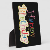 Happy Birthday Fotoplaat (Zijkant)