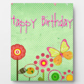 Happy Birthday Fotoplaat (Voorkant)