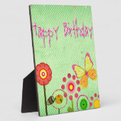 Happy Birthday Fotoplaat (Zijkant)