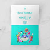 Happy Birthday Frankie Birthday-kaart Kaart (Binnen)