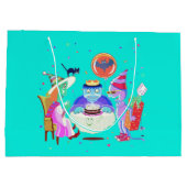 Happy Birthday Frankie (kleur) grote cadeautas (Achterkant)