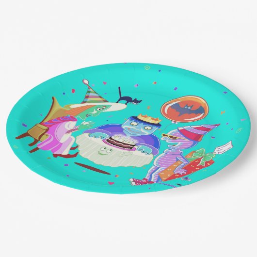 Happy Birthday Frankie (kleur) papier bord (Gekanteld)