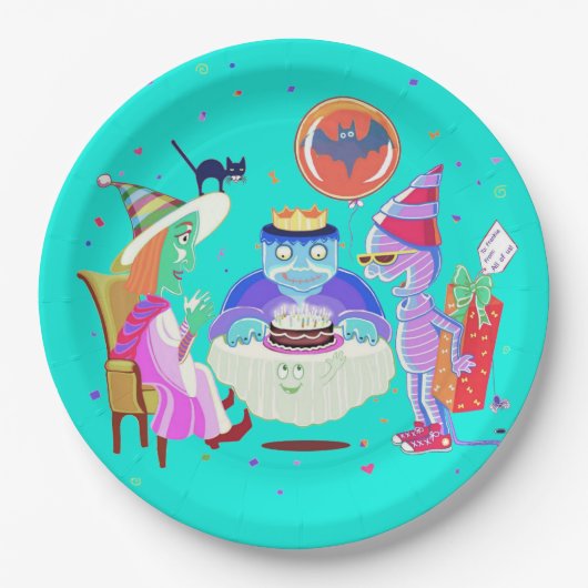 Happy Birthday Frankie (kleur) papier bord (Voorkant)