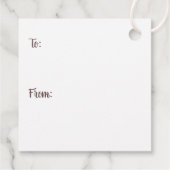 Happy Birthday French Bulldog Bedankjes Labels (Achterkant)