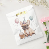 Happy Birthday French Bulldog Bedankzakje (Gezegeld)
