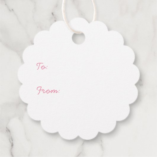 Happy Birthday French Bulldog Party Petten Roze Bedankjes Labels (Achterkant)