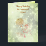 Happy Birthday Friend Kaart<br><div class="desc">Prachtig ventilatorontwerp Fairy Happy Birthday Friend Wenskaart.</div>