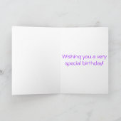 Happy Birthday Friend Kaart (Binnen)