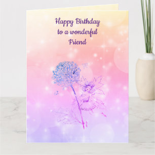 Happy Birthday Friend Kaart