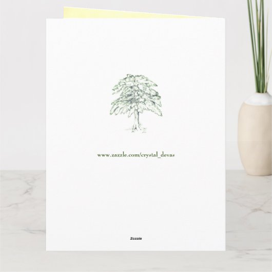 Happy Birthday Friend Kaart (Achterkant)