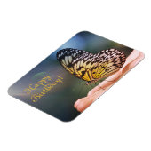 Happy Birthday Friendly Butterfly Magneet (Linkerzijde)