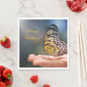 Happy Birthday Friendly Butterfly Servet (Insitu)