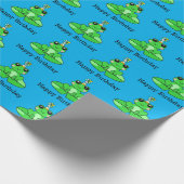 Happy Birthday Frog Cadeaupapier (Hoek)