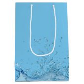 Happy Birthday Frog in water Medium Cadeauzakje (Achterkant)