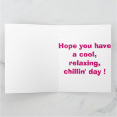 "HAPPY BIRTHDAY" FROG KAART (Binnen)