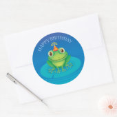 Happy Birthday Frog Sticker (Envelop)