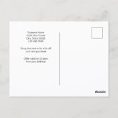 Happy Birthday From Business Logo Special Offer Briefkaart (Achterkant)