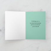 Happy Birthday from Delaware Blue Hen Chicken Kaart (Binnen)