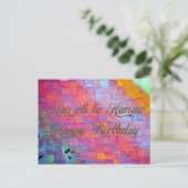 Happy Birthday from Hawaii Greeting Postcard Briefkaart (Staand voorkant)