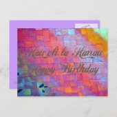 Happy Birthday from Hawaii Greeting Postcard Briefkaart (Voorkant / Achterkant)