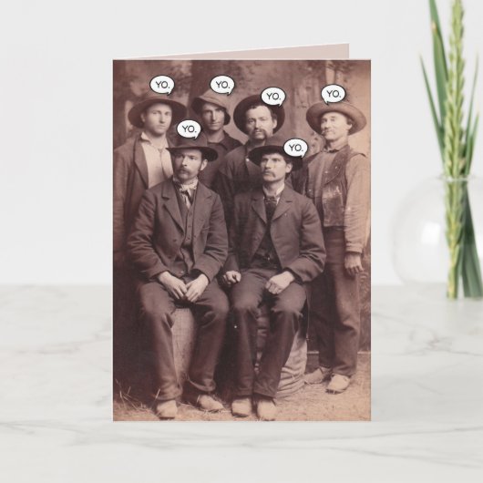 "Happy Birthday from the Gang" Funny Kaart (Voorkant)