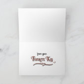 Happy Birthday - From your Favorite Kid Kaart (Binnen)