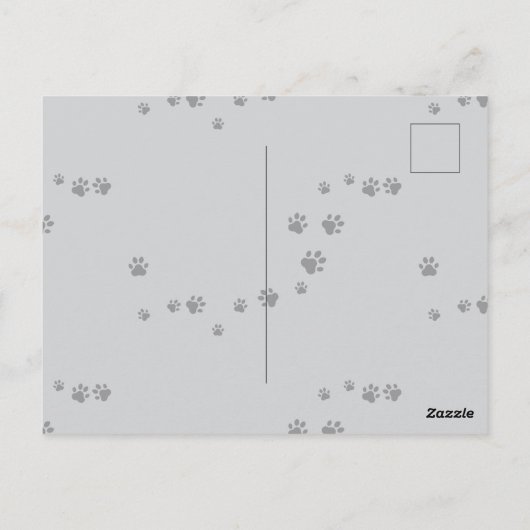 Happy Birthday from Your Furry Friend 2 Photos   Briefkaart (Achterkant)