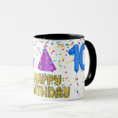 Happy Birthday Fun 10e mijlpaal Mok (Voorkant rechts)