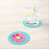 Happy Birthday Fun 65th Milestone Specialized Kartonnen Onderzetters (Insitu)