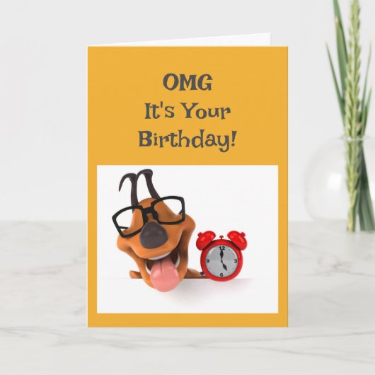 Happy Birthday Fun Humor voor iedereen Kaart (Voorkant)