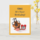 Happy Birthday Fun Humor voor iedereen Kaart (Gele Bloem)