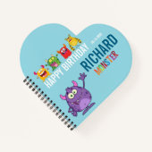 Happy Birthday FUN Monsters kids Notitieboek (Voorkant)