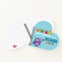 Happy Birthday FUN Monsters kids Notitieboek