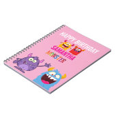 Happy Birthday FUN Monsters kids Notitieboek (Linkerzijde)