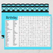 Happy Birthday Fun Play Kaart (Voorkant / Achterkant)