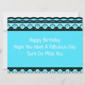 Happy Birthday Fun Play Kaart (Achterkant)