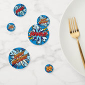 HAPPY BIRTHDAY Fun Retro Comic Book Confetti (Groep)