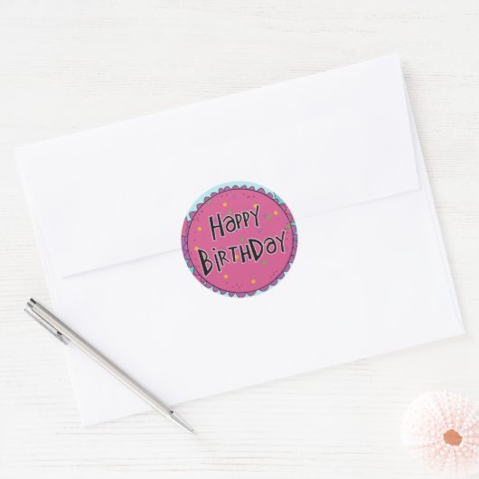 Happy Birthday Fun Stickers (Envelop)