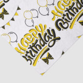 Happy Birthday Fun Tissue Paper Tissuepapier (Detail)