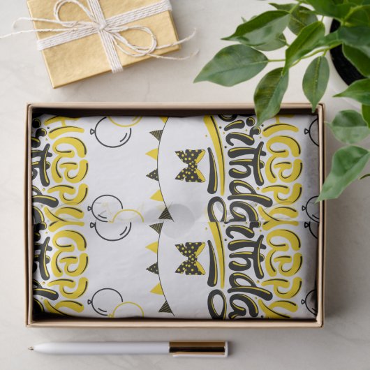 Happy Birthday Fun Tissue Paper Tissuepapier (Geschenk)