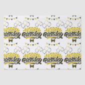 Happy Birthday Fun Tissue Paper Tissuepapier (Voorkant)