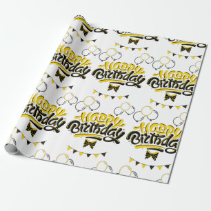 Happy Birthday Fun Wrapping Paper Cadeaupapier