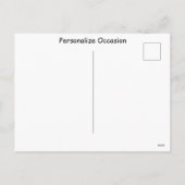 Happy Birthday Funny Alien Spaceship Adventure   Feestdagenkaart (Achterkant)