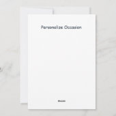 Happy Birthday Funny Alien Spaceship Adventure   Feestdagenkaart (Achterkant)