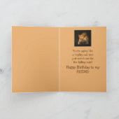 Happy Birthday Funny FRIEND Red Squirrel Kaart (Binnen)